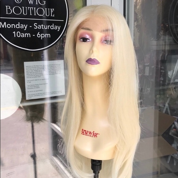 Long blonde wig 613 Swisslace Lacefront 2020 Wig